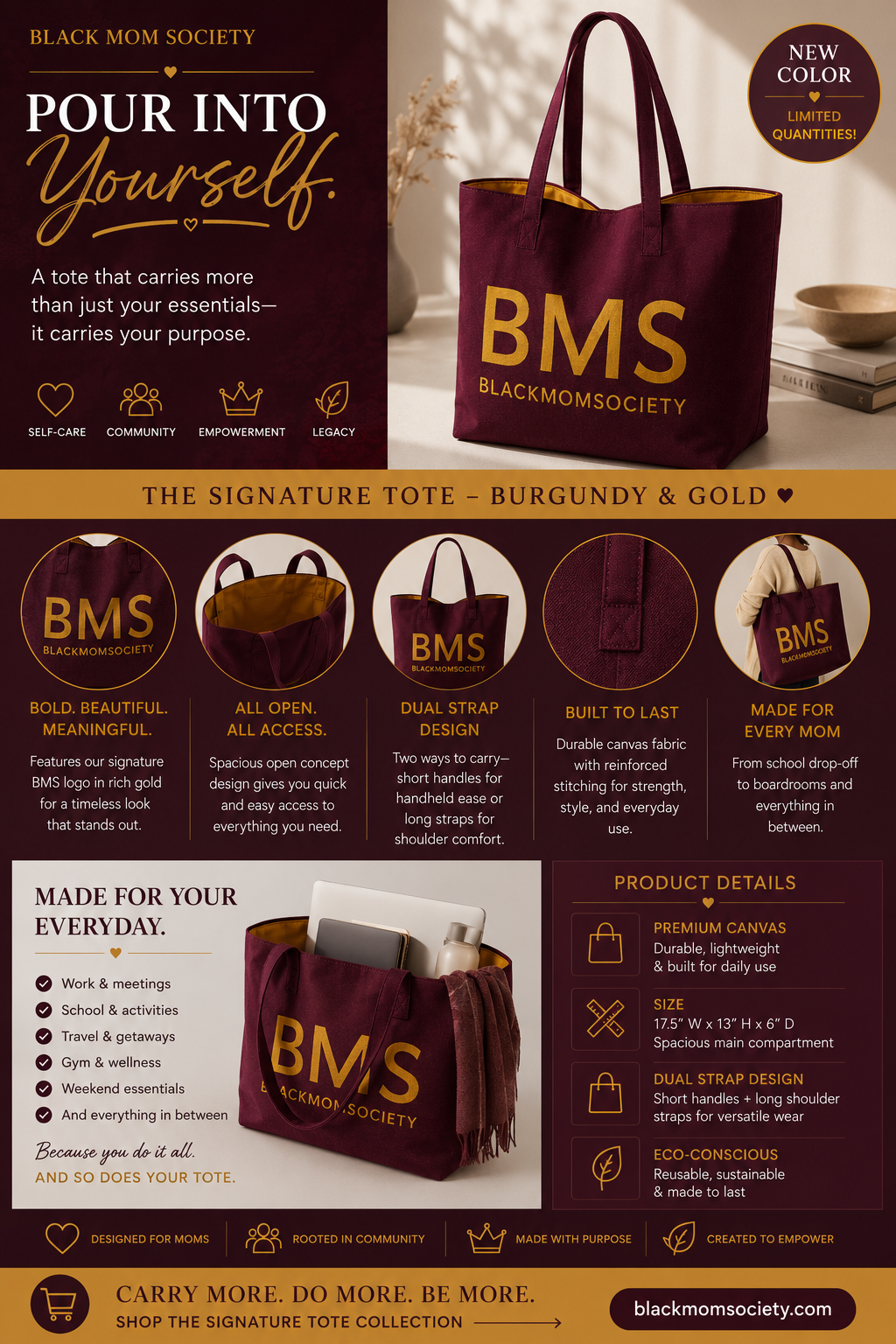 BMS SIGNATURE TOTE: HERITAGE EDITION